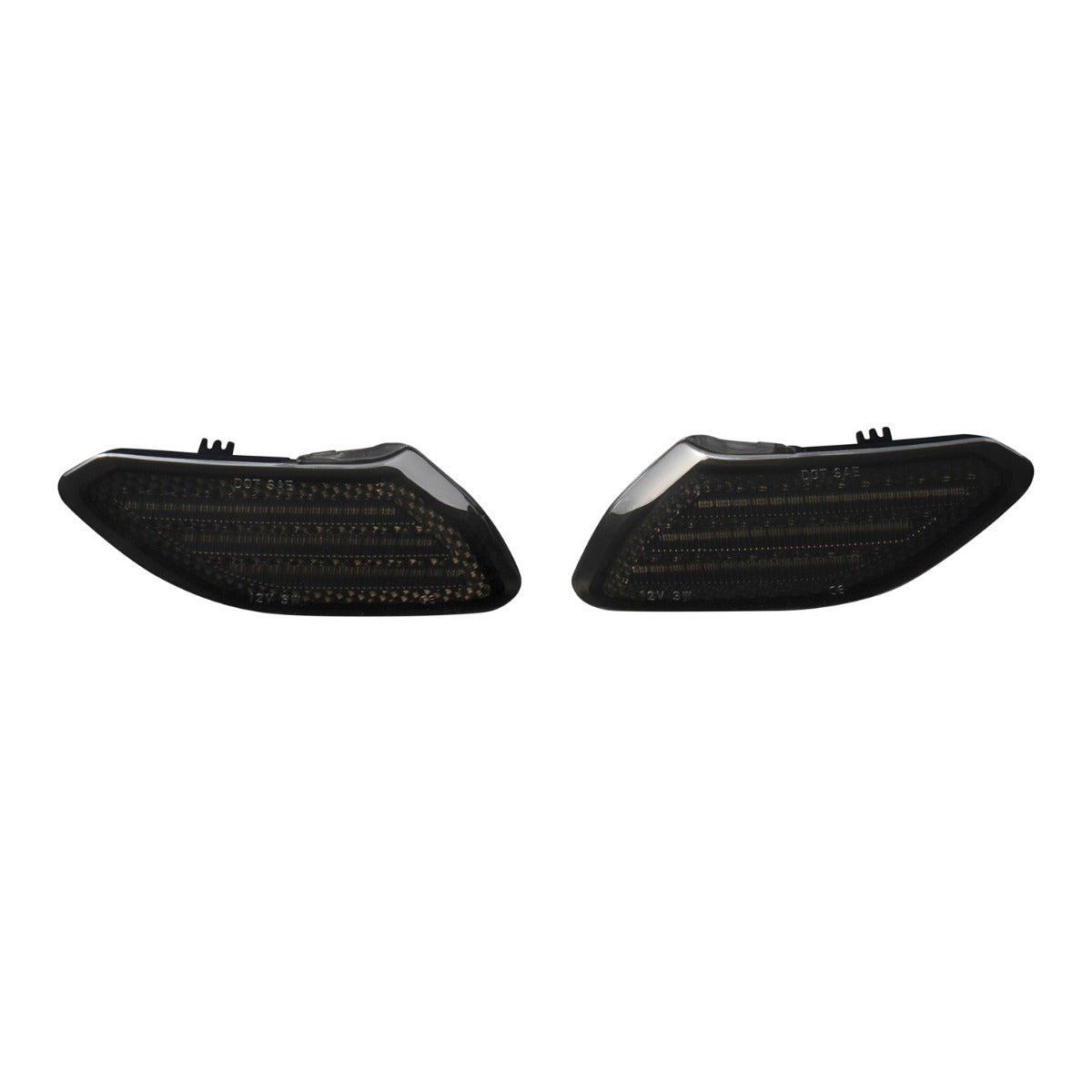 2018-2024 Jeep JL Wrangler LED Sidemarkers Pair, Smoke Form Lighting - premium lighting for vehicles.